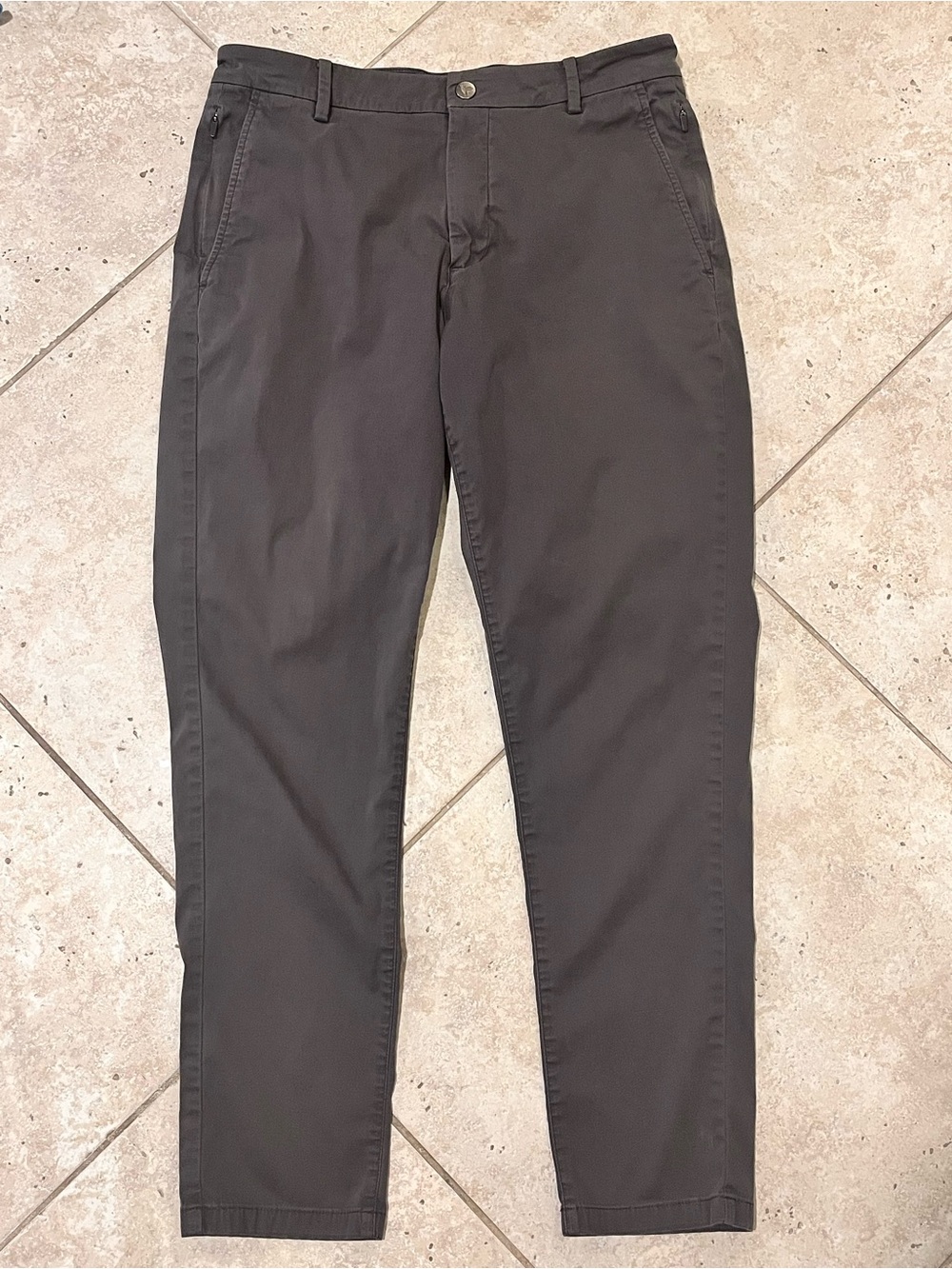 Bird Dog Men’s Gray Stretch Khakis Chino Pants Slim Fit Golf 32x30 EUC WOW $128